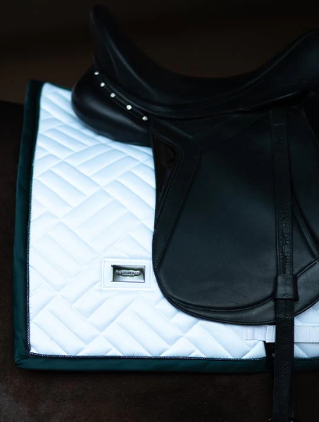 MANTILLA DOMA MODERN  DARK OCEAN WHITE  EQUESTRIAN STOCKHOLM